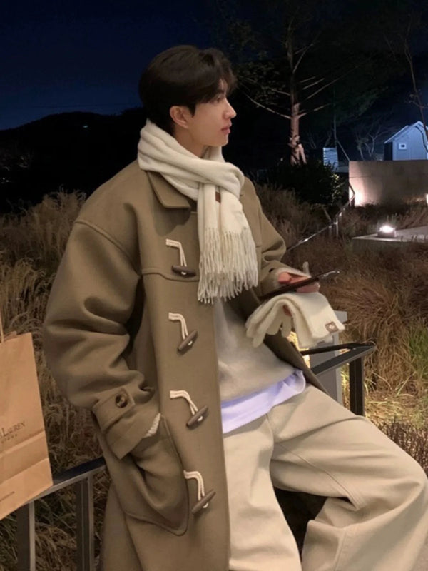Thickened Woolen Coat for Men