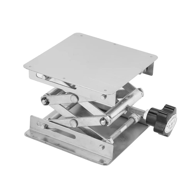 Laboratory lifting stainless steel stand scissor rack