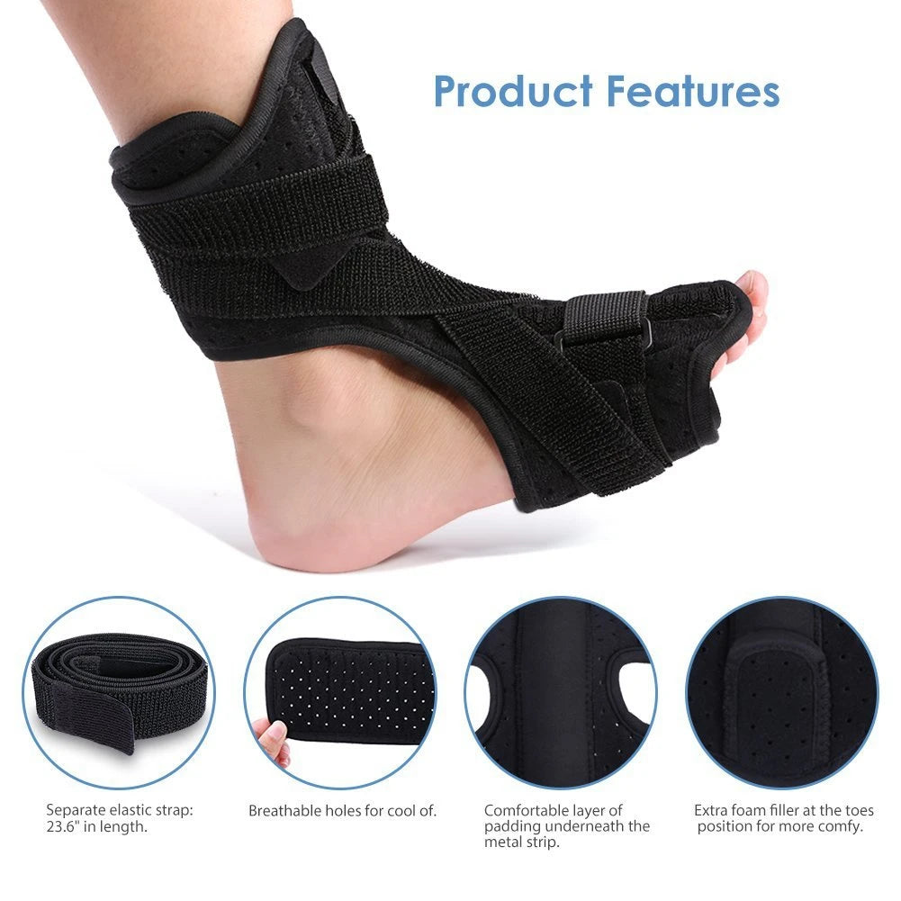 Adjustable plantar with spiky massage ball
