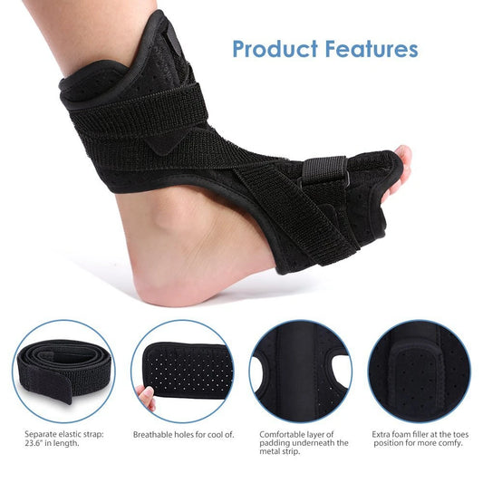 Adjustable plantar with spiky massage ball