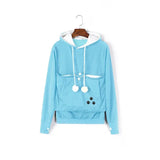 Cute Cat and Dog Printed Hooded Sweater