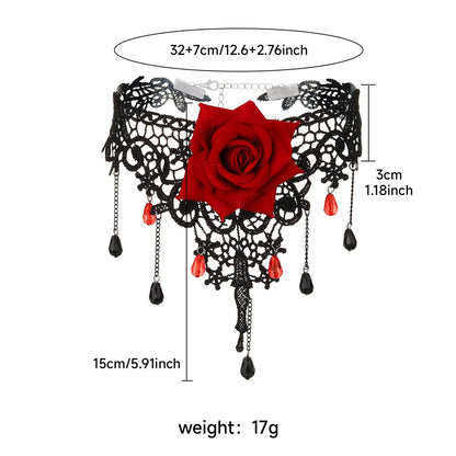 Gothic Style Choker Halloween Necklace