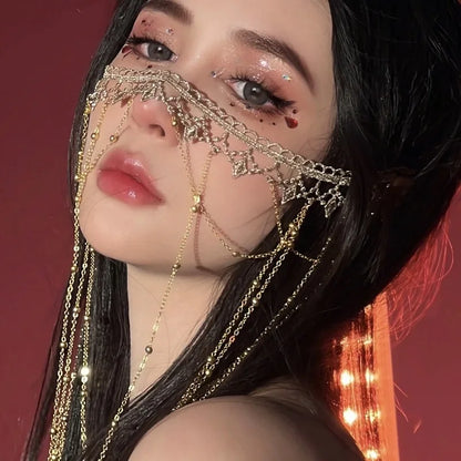 Vintage Lace Veil Mask