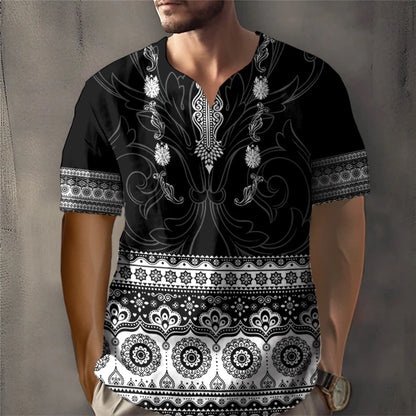 Fashion african dashiki men's culture t-shirt