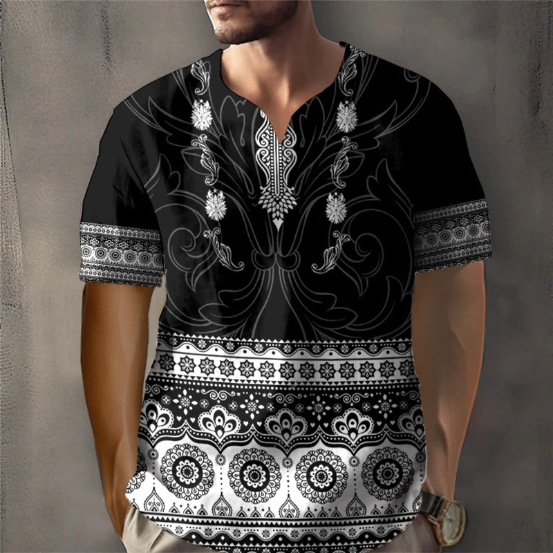 Fashion African Dashiki Men's Culture T-shirt
