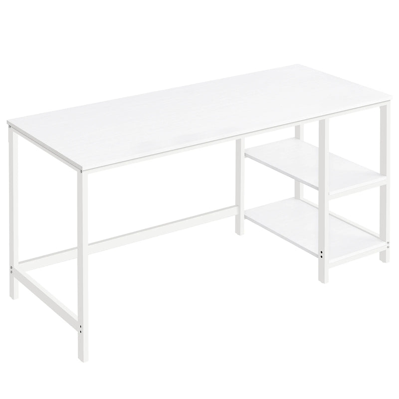 Computer Desk with 2 Shelves