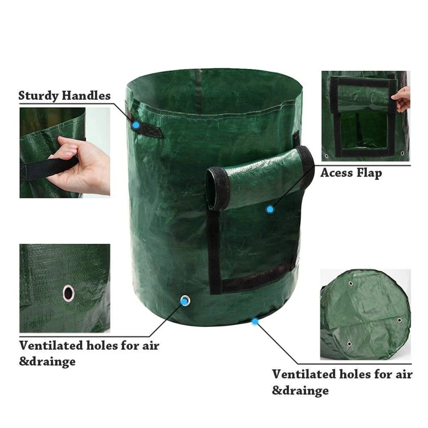 Gardening plant growing bag