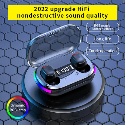 Led digital display noise reduction wireless headset