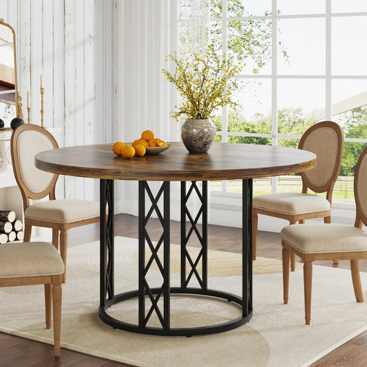 Modern round dining table