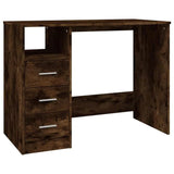 Stylish Engineered Wood Computer Desk with Drawers