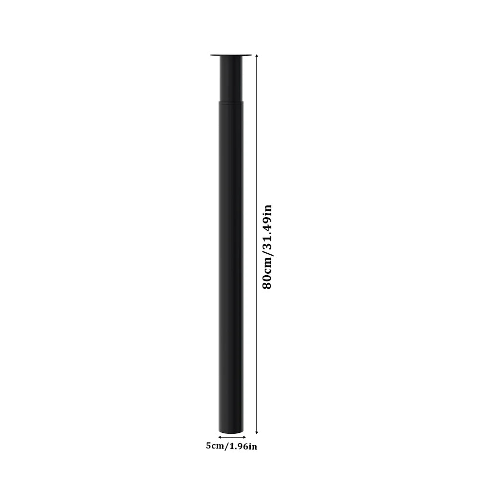 Anti-slip height metal table legs