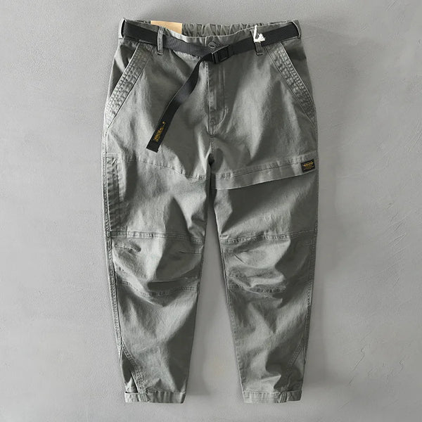Cotton Solid Color Loose Pants