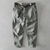 Cotton Solid Color Loose Pants