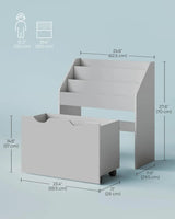 Children's Storage Box with Wheels