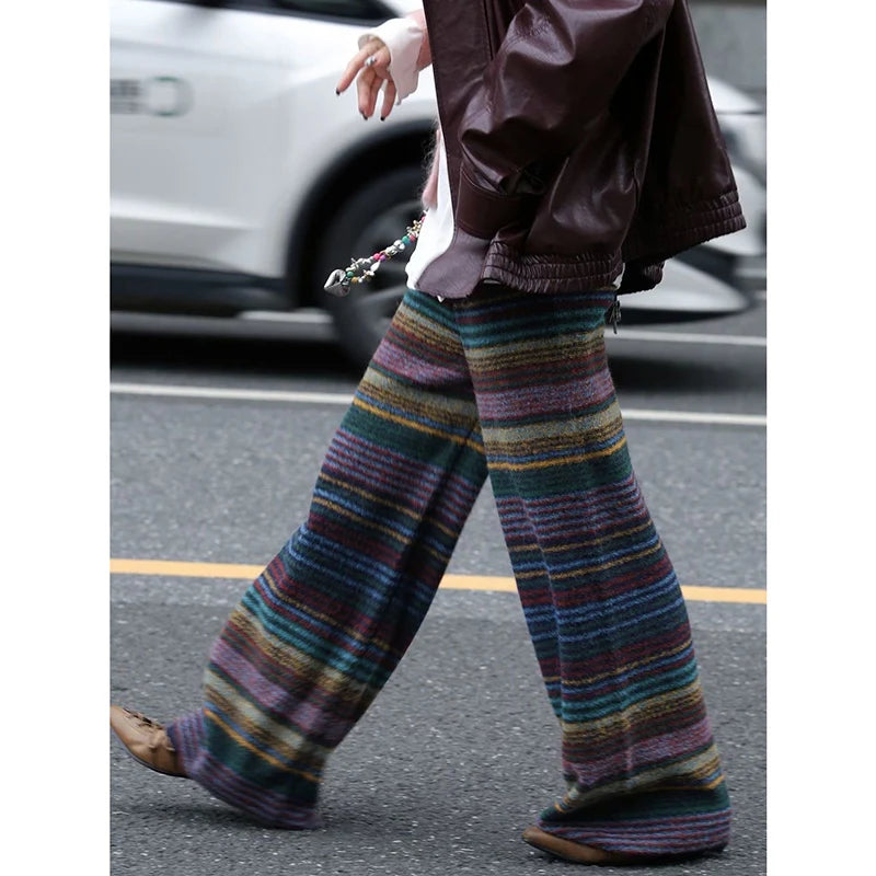Women's Casual Loose Straight Leg Trousers