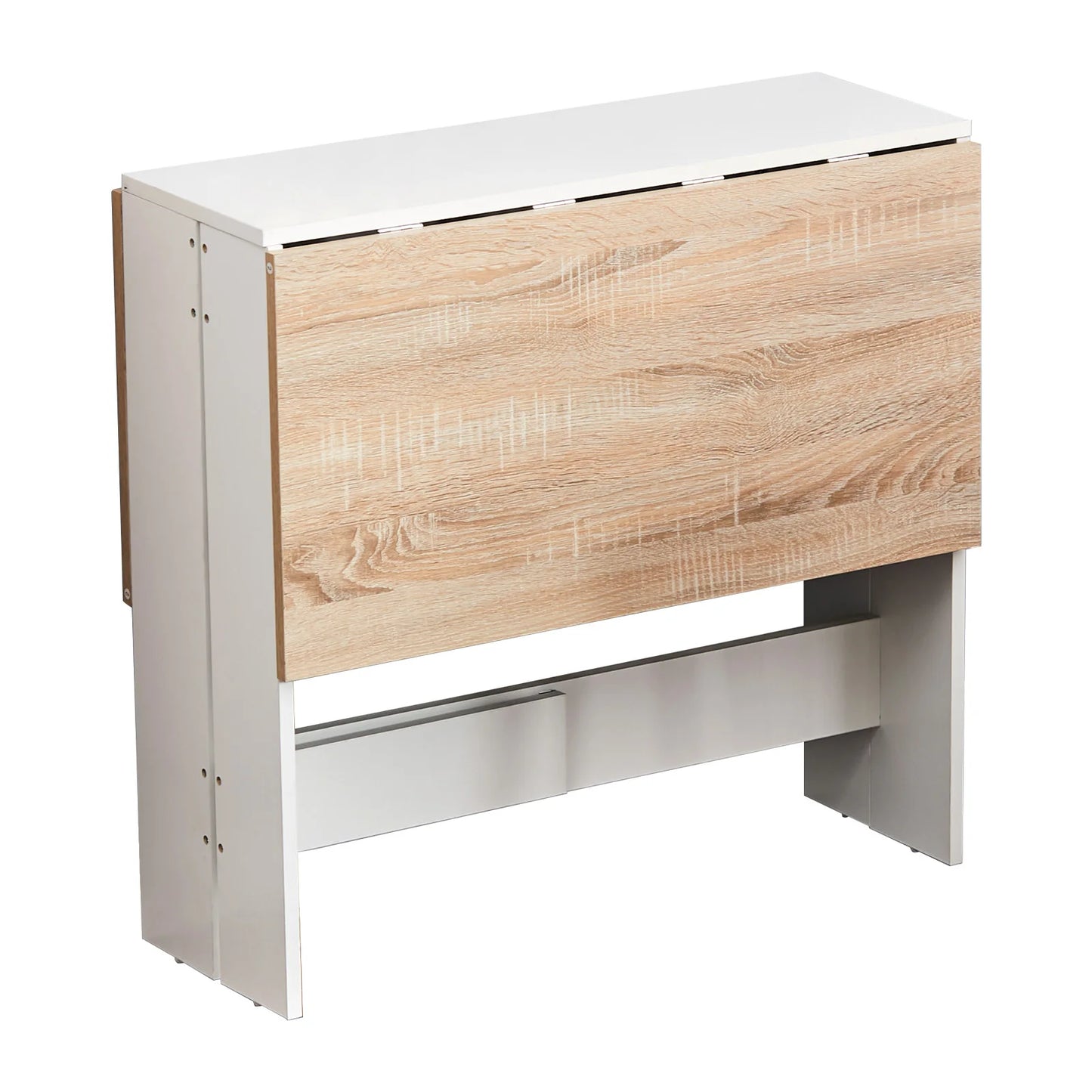 Foldable wooden dining table