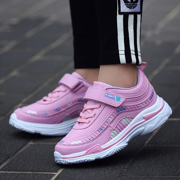 Fashion Leather Baby Girls Sneakers