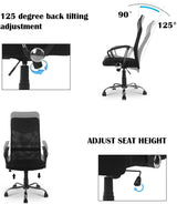 Mesh High Back Adjustable Swivel Office Chair