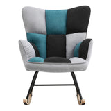 Modern Tufted Upholstered Rocking Chair