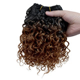 Synthetic Hair Weaving Honey Blonde Hair Extensions