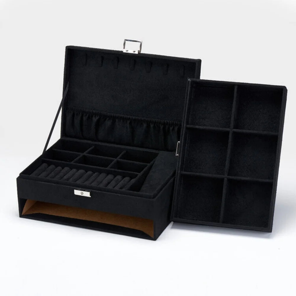 3 layer large jewelry organizer