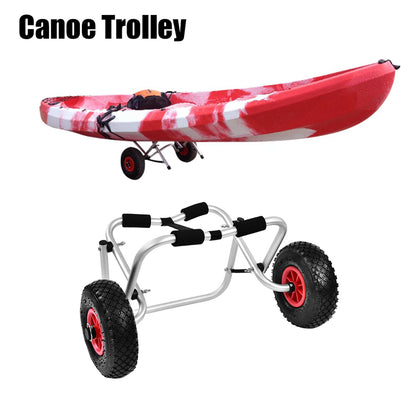 Aluminum alloy transport kayak trolley