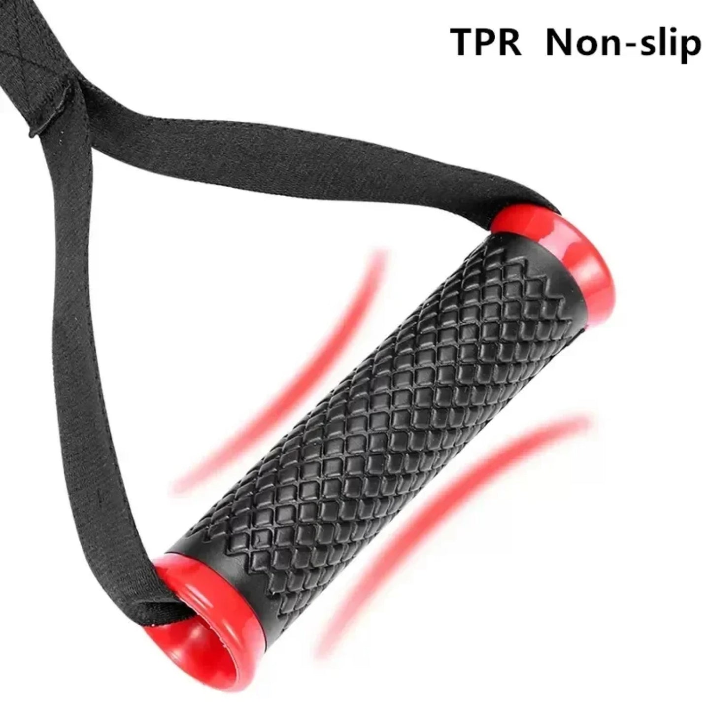 Anti-slip resistance bands with nylon handles
