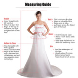 Elegant V-Neck Women's Wedding Dress