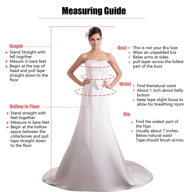 Elegant V-Neck Women's Wedding Dress