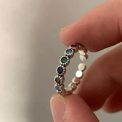 925 Sterling Silver Flower Ring