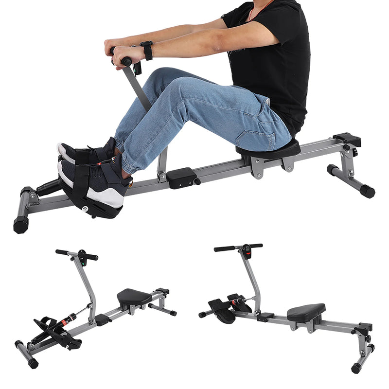 Fitness Metal Steel Rowing Machine | East R Us