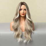 Long Blonde Synthetic Heat Resistant Party Wig