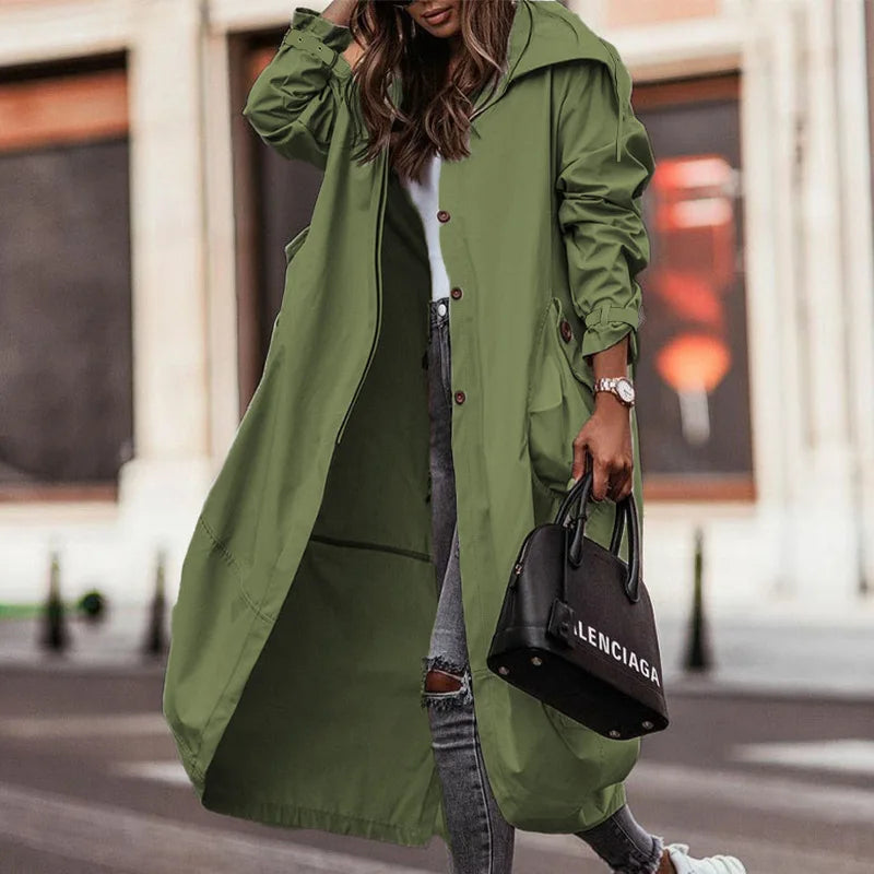 Fashion long coat for ladies