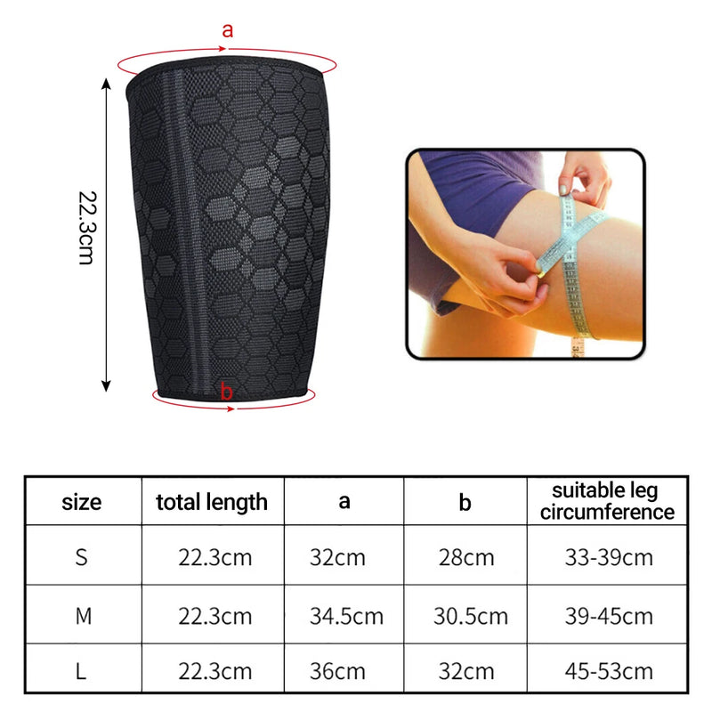 Elastic Compression Sleeve Thigh Support Brace