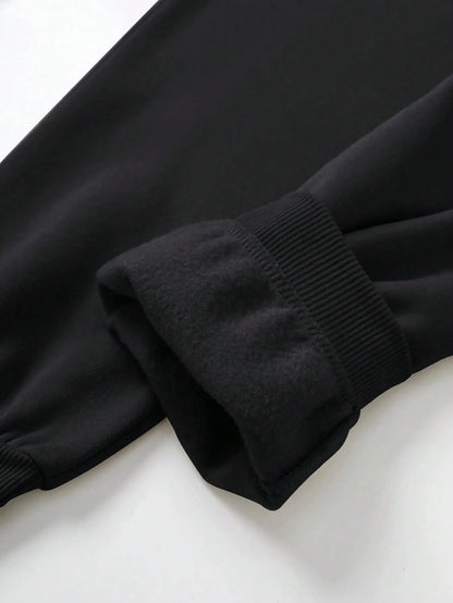 Loose fashion drawstring pockets sweatpants