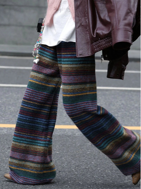 Women's Casual Loose Straight Leg Trousers
