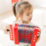 7 Keys 2 Bass Small Accordion Educational Musical Instrument