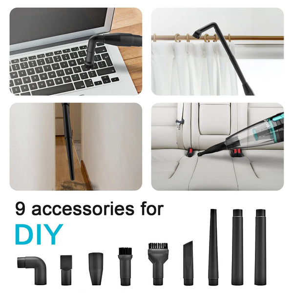 Extra Long Cord Handheld Vacuum Cleaner