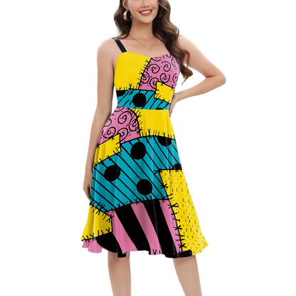 Sleeveless Vintage Halloween Cosplay Costume