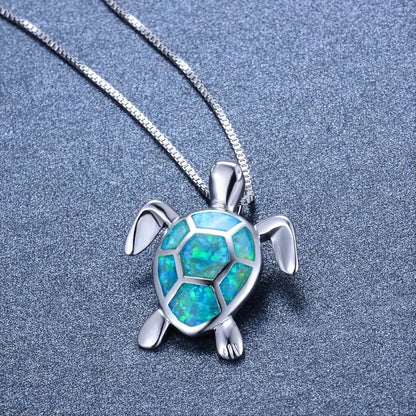 Bohemian Fire Opal Necklace