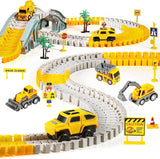 Construction Race Tracks Toy for Kids