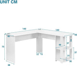 L-Shaped Computer Corner Desk