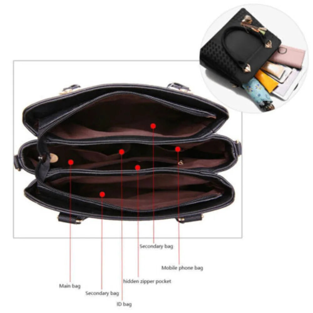 Ladies designer leather handbag
