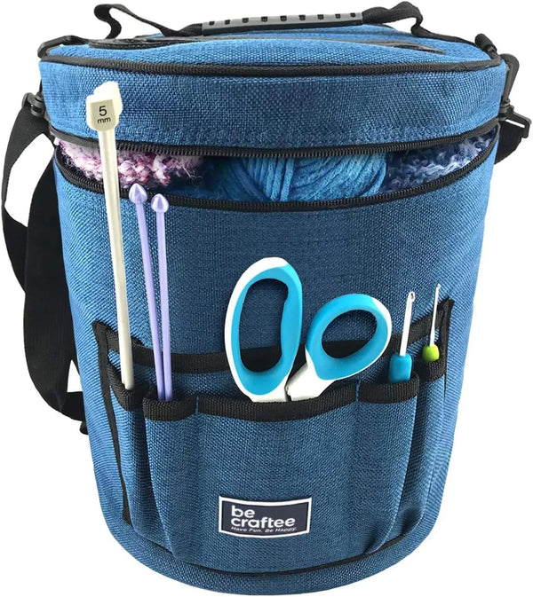 Crochet & Knitted Portable Yarn Storage Bag
