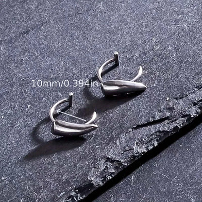 Stainless Steel Gothic Fake Body Piercing Halloween Jewelry