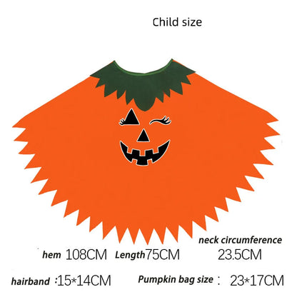 Luminous Pumpkin Cape Halloween Costumes
