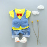 Cotton Cool Tee + Shorts Pants Clothes Set