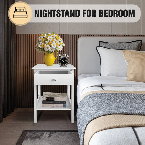 Bedroom Night Stand with Drawer