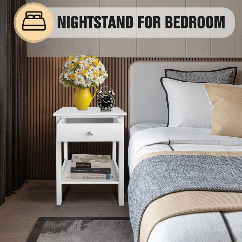 Bedroom Night Stand with Drawer