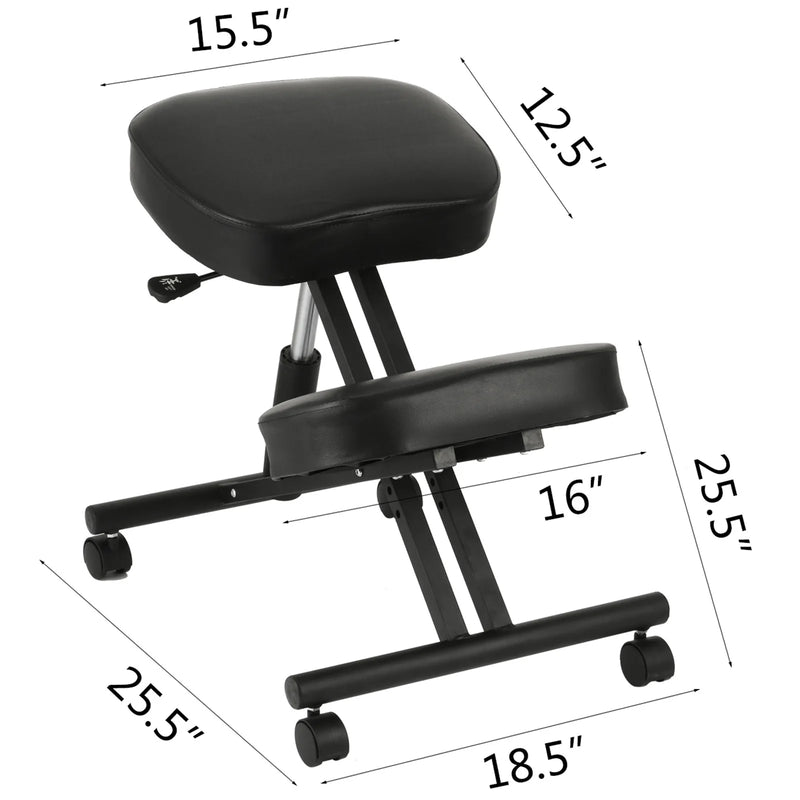 Rocking Wood Knee Computer Chair